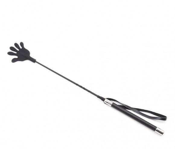 Черный стек-ладошка Vandersex - 50 см.