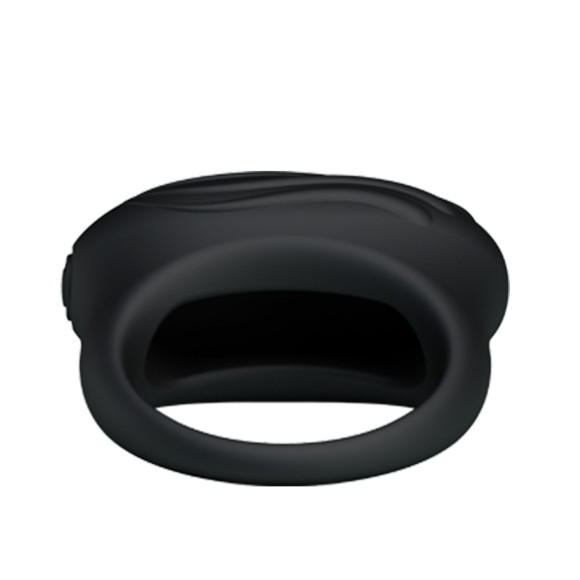 Черное вибрирующее эрекционное кольцо