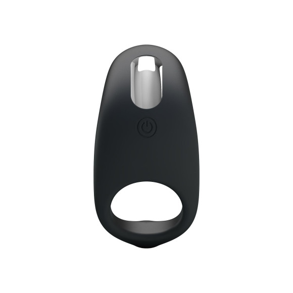 Черное перезаряжаемое эрекционное кольцо Gemma