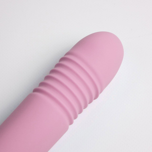 Розовый вибростимулятор зоны G 2-в-1