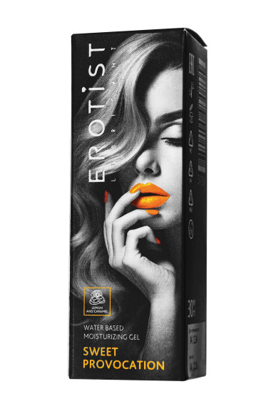 Съедобный гель Erotist Sweet Provocation Lemon And Caramel - 30 мл.