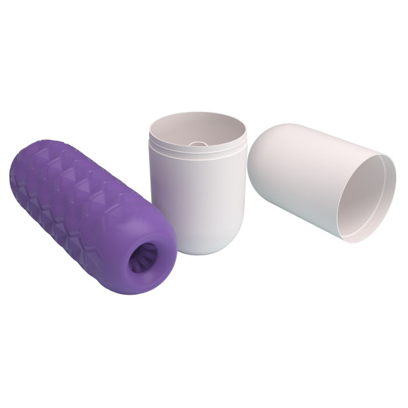 Фиолетовый мастурбатор Venus-X Twin balls