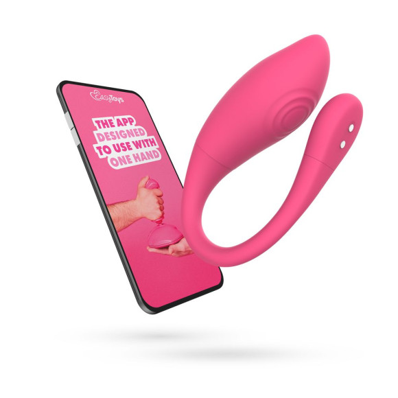 Розовое интерактивное виброяйцо Aria