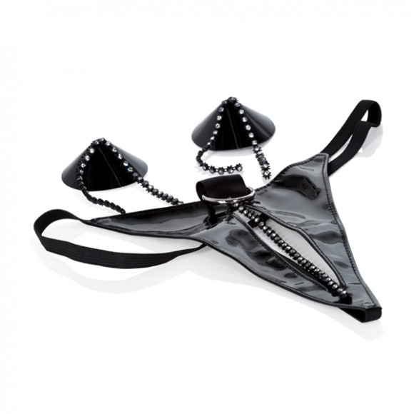 Комплект из трусиков и пестисов Bound By Diamonds