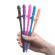 Разноцветные коктейльные трубочки в виде пениса - 5 шт.