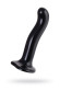 Черный стимулятор для пар P&G-Spot Dildo Size M - 18 см.