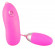 Розовое виброяичко Softie с проводным пультом управления