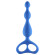 Синяя анальная цепочка Ultimate Beads - 17 см.