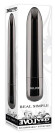 Черная вибропуля Real Simple - 10 см.