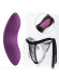 Фиолетовый клиторальный стимулятор Edeny с управлением через приложение