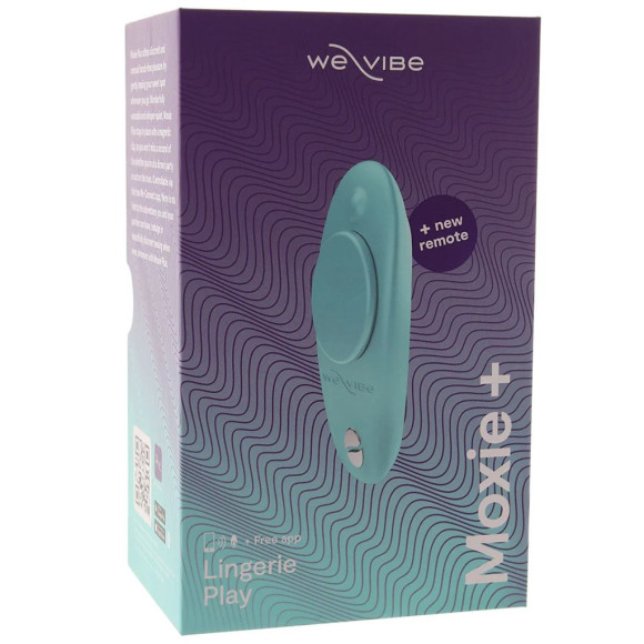 Аквамариновый вибратор We-Vibe Moxie+