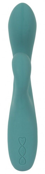 Бирюзовый вибратор-кролик The Magician Rabbit Vibrator - 22,5 см.