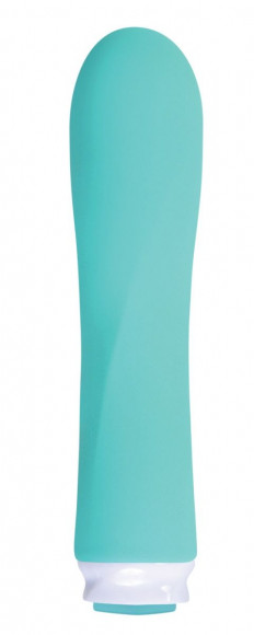 Мятный мини-вибратор Compact Vibe Scarlet - 11 см.