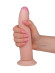 Фаллоимитатор из неоскин на присоске - 20 см.