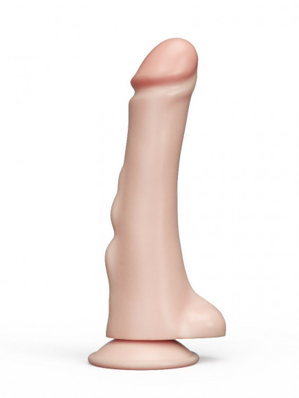 Фаллоимитатор REAL Standard с наплывами - 19,5 см.