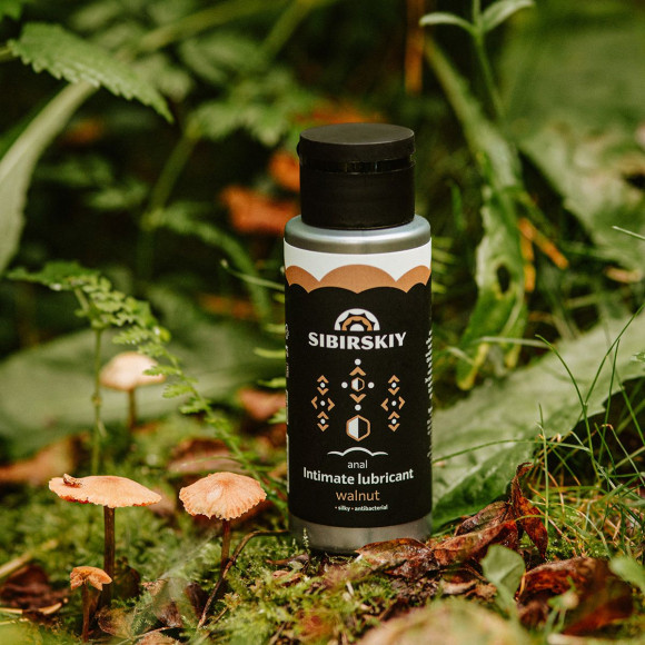 Анальный лубрикант на водной основе SIBIRSKIY с ароматом грецкого ореха - 100 мл.