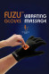 Черная виброперчатка для массажа Fuzu на левую руку