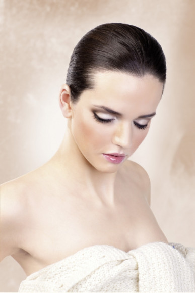 Черные ресницы с отдельными длинными ресничками Premium