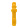 Желтая анальная вибропробка Bumble - 14,9 см.
