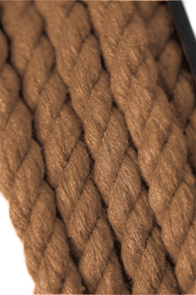 Джутовая веревка для шибари на катушке - 5 м.