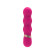 Розовый фигурный мини-вибратор Ripple Vibe - 11,9 см.