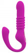 Лиловый вибратор 3 Function Vibrator с функцией фрикций и постукиванием