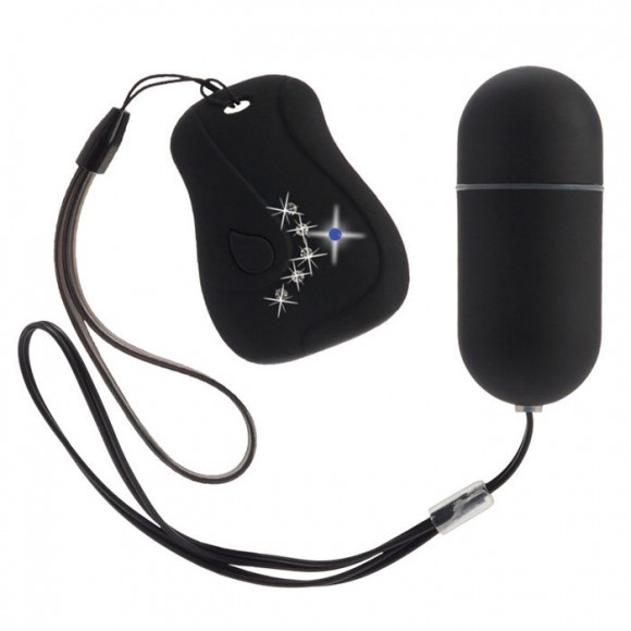 Чёрное виброяйцо на радиоуправлении BOUND BY DIAMONDS