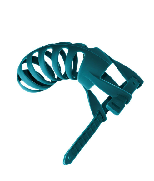 Мужской пояс верности зеленого цвета Romello