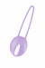 Сиреневый вагинальный шарик Smartballs Uno с петлей