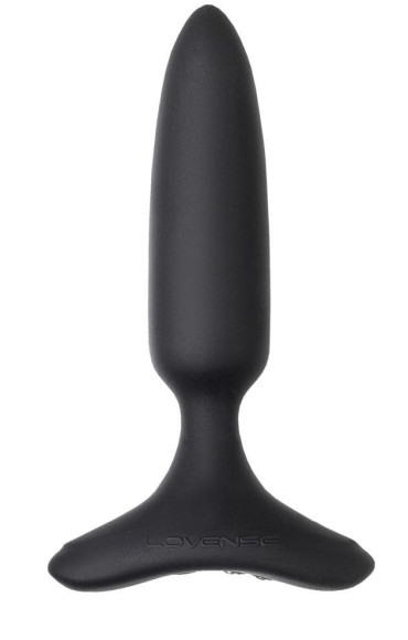 Черная анальная вибропробка HUSH 2 Size S - 12,1 см.