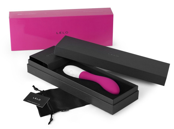 Вибромассажер Mona 2 ярко-розового цвета - 20 см.