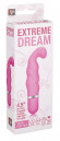 Розовый вибратор для G-массажа NEON EXTREME DREAM PINK - 11,4 см.