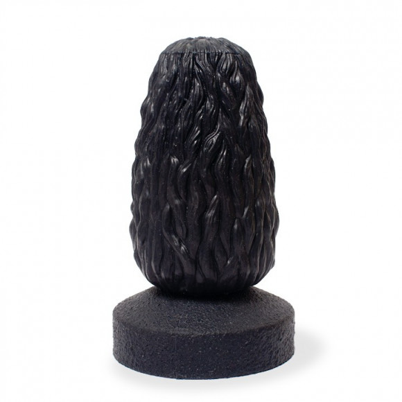 Чёрный анальный стимулятор  Шишечка 