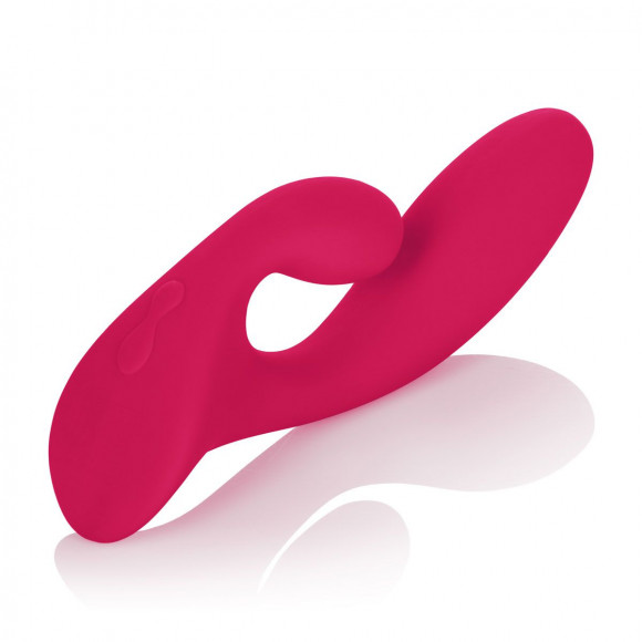 Двойной красный вибратор Silhouette S15 - 20 см.
