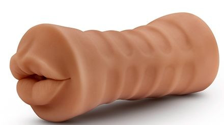 Кофейный мастурбатор-ротик Isabella