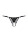Кружевные трусики-стринг с пикантным разрезом