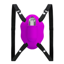 Нежный вибростимулятор для клитора Love Rider на ремешках