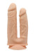 Телесный анально-вагинальный фаллоимитатор Double Penetrator - 19,5 см.