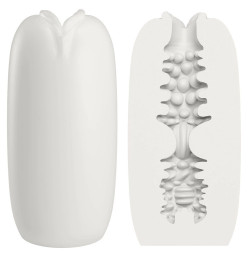 Белый мастурбатор-вагина Olga