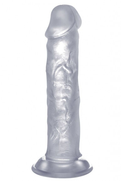 Прозрачный фаллоимитатор Realistic Cock 9  - 23,5 см.