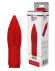 Красный клиторальный стимулятор SIRONA - 10 см.