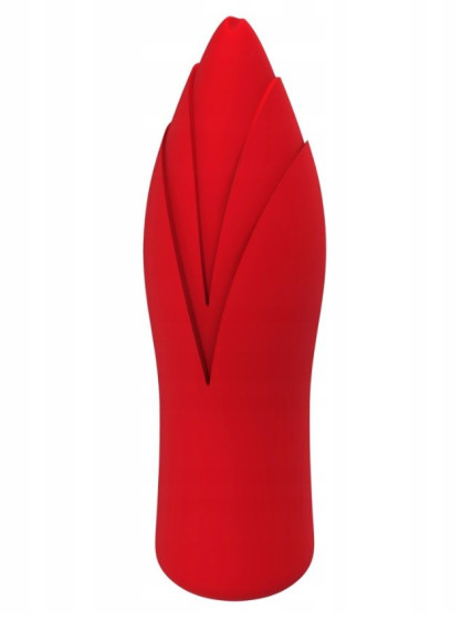 Красный клиторальный стимулятор SIRONA - 10 см.