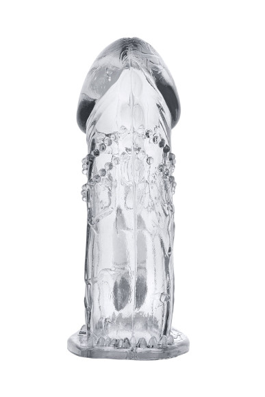 Прозрачная насадка на пенис Uco - 13 см.