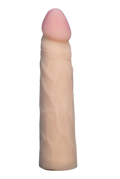 Телесная насадка харнесс из неоскин - 18,5 см.