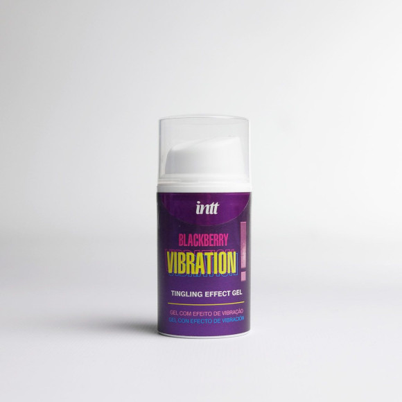 Стимулирующий гель с эффектом вибрации Blackberry Vibration - 15 мл.