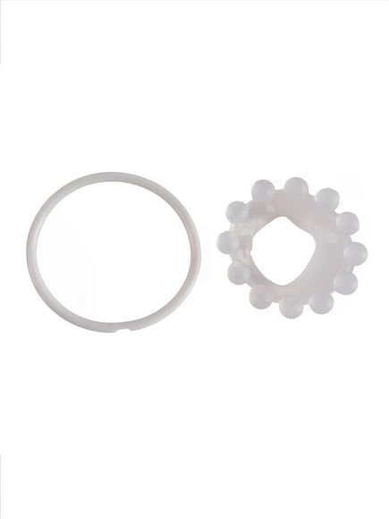 Эрекционное кольцо со стимулирующими шариками на поверхности