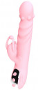 Розовый вибратор-кролик Ava - 21,9 см.