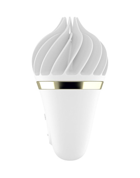 Белый вибратор-спиннер Satisfyer Sweet Treat