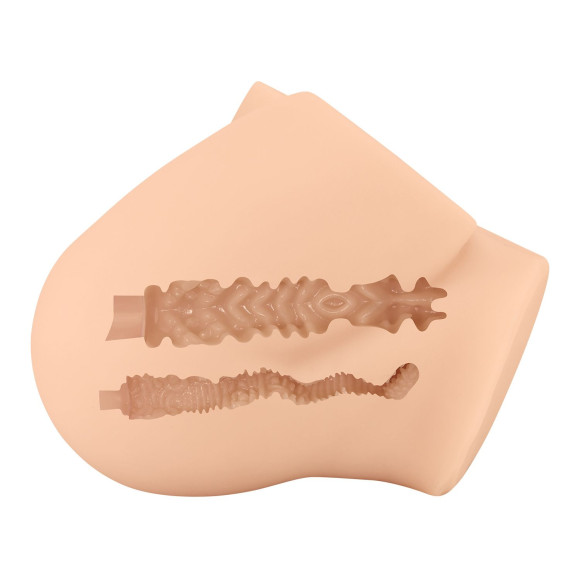 Телесный мастурбатор-полуторс Rolonda