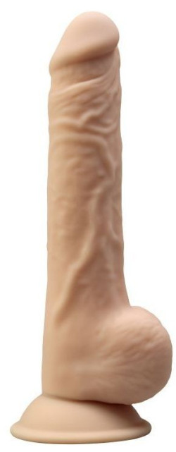 Телесный фаллоимитатор-реалистик на присоске Model 3 9.5’’ - 24,1 см.